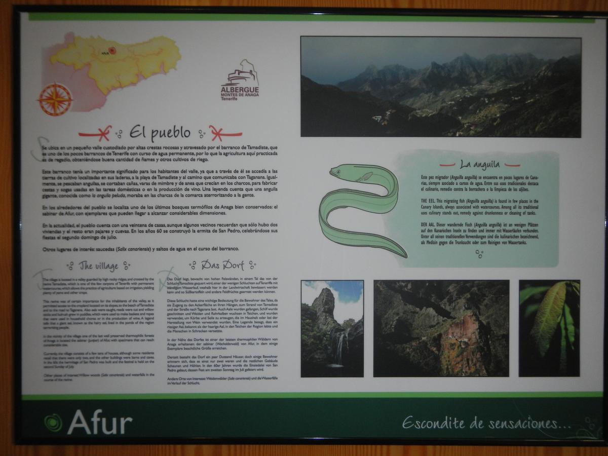 Albergue Montes De Anaga El Bailadero Bagian luar foto